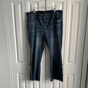Liverpool Dark Wash Boot Cut Jeans